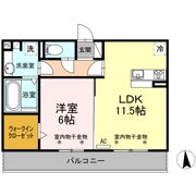 ブリーゼ A棟の間取り画像