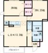 アモロッソ B棟の間取り画像