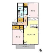 ル・アンソレイエの間取り画像