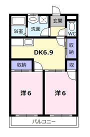 りんごの木の間取り画像