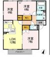 グランタイル高岡 Dの間取り画像