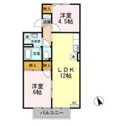 セジュール日吉台の間取り画像