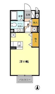 ジュネスの間取り画像