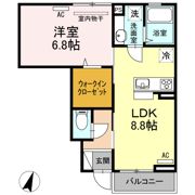 Casa Con Patioの間取り画像