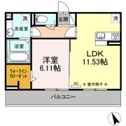 Dーroom 渋見町の間取り画像