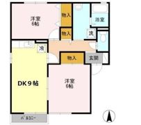 クレールコート Dの間取り画像