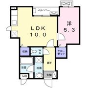 ハレリココの間取り画像