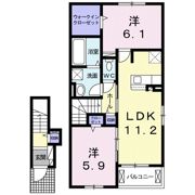 ラ フローナ Ⅱの間取り画像