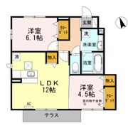 アクエリアスの間取り画像