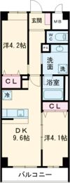 グランビュー黒崎南の間取り画像