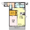 メゾン茶々の間取り画像