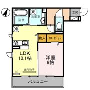 メゾン茶々の間取り画像