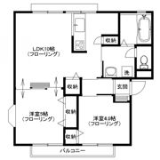 メゾン桂の間取り画像