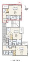 パルゼ立川錦町の間取り画像