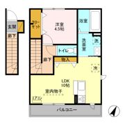 メゾン ド ミュゲの間取り画像