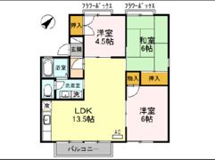 セジュール・プルニエ B棟の間取り画像