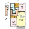 コーポ西山 Ⅰの間取り画像
