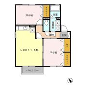 パストラルアルカディア B棟の間取り画像