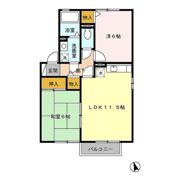 メゾンパークス B棟の間取り画像