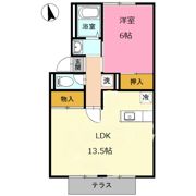 プレジール旭が丘の間取り画像