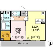 明楽 A棟の間取り画像
