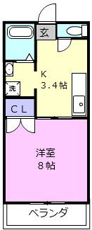 第二メゾン山本の間取り画像