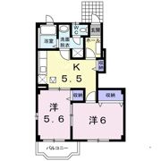 ミレエジュ泉Bの間取り画像