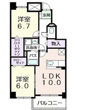 タガヤパレス アルブルの間取り画像