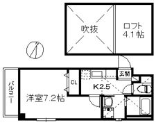 アリエスTAKATORIの間取り画像
