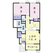 ジュールスラン Aの間取り画像