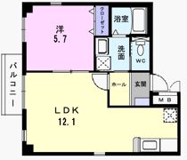 モーリス M・Kの間取り画像