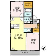 ベルテ東豊田の間取り画像