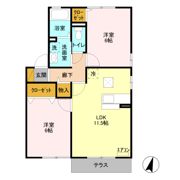 サンパーク Ⅱ Bの間取り画像