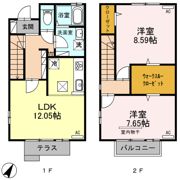 ドミール彩の間取り画像