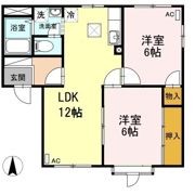 メンバーズタウン苅田 B棟の間取り画像