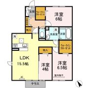 D-room城野駅 B棟の間取り画像