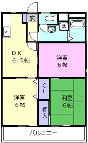 メゾンアワヤの間取り画像