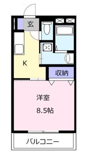アクアマンション江戸橋の間取り画像