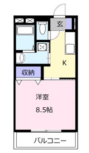 アクアマンション江戸橋の間取り画像