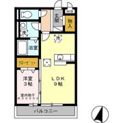 ラ・ポルテ今宿の間取り画像