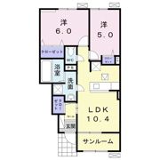 カーサ カメリアの間取り画像