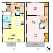 コージーハウス Aの間取り画像