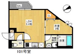 GRANDTIC 姪浜の間取り画像