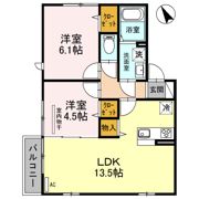 エミール Ⅵの間取り画像