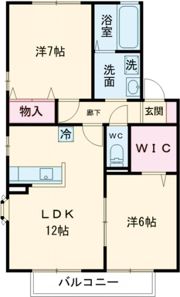 サンピラー Bの間取り画像