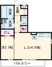 ニュー上の原の間取り画像