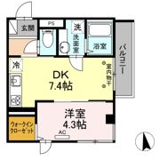 クロワール池袋本町の間取り画像