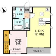 La Est（ﾗ ｴｽﾄ）の間取り画像