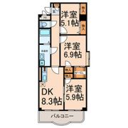 ラ・リューシュの間取り画像