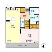 アズールの間取り画像
